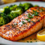 Baked Salmon & Roasted Broccoli - Fresh Start 30: A Journey To Better Health